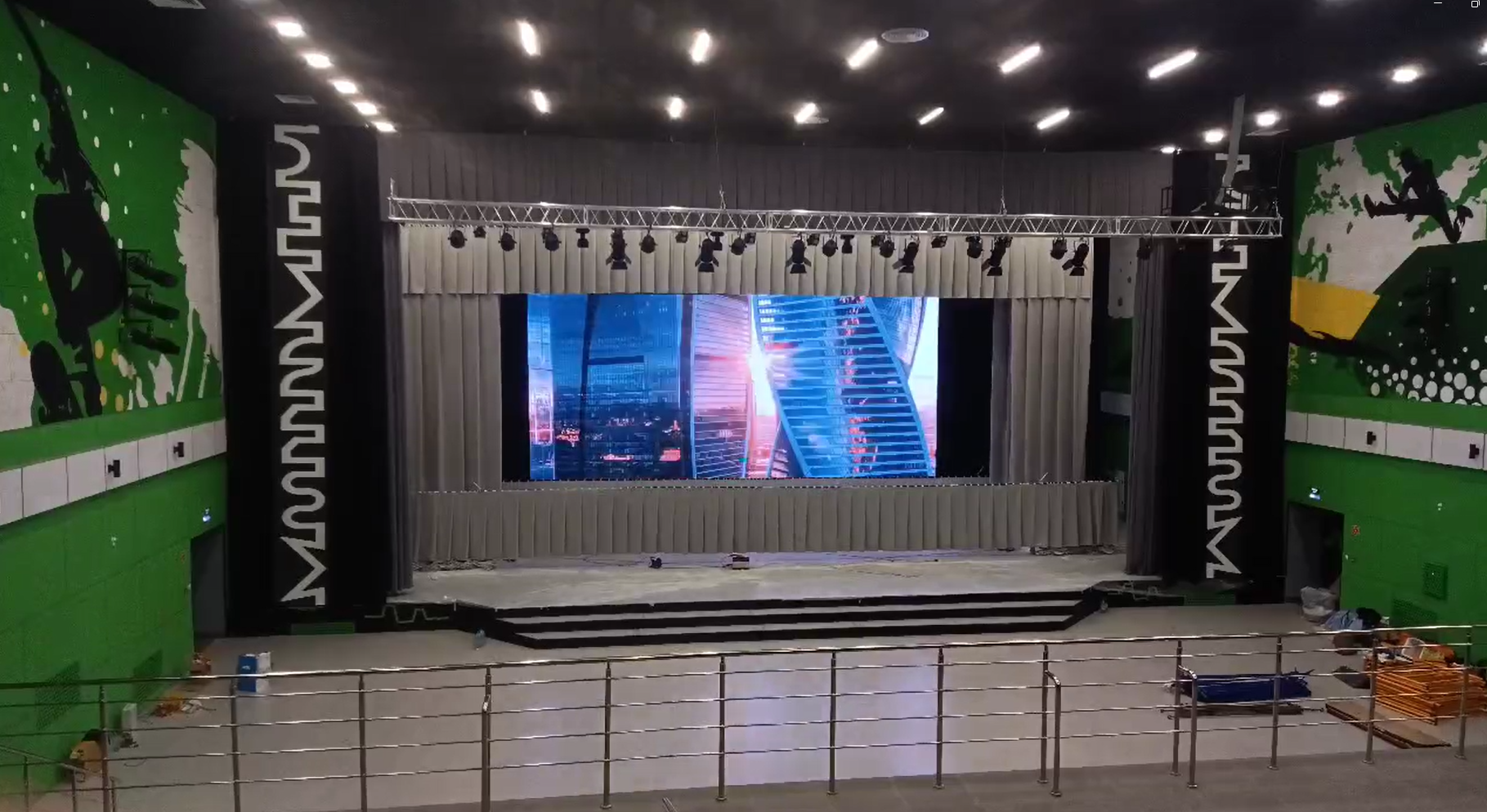 Экраны для сцены, Хадыженский ДК - фото 1