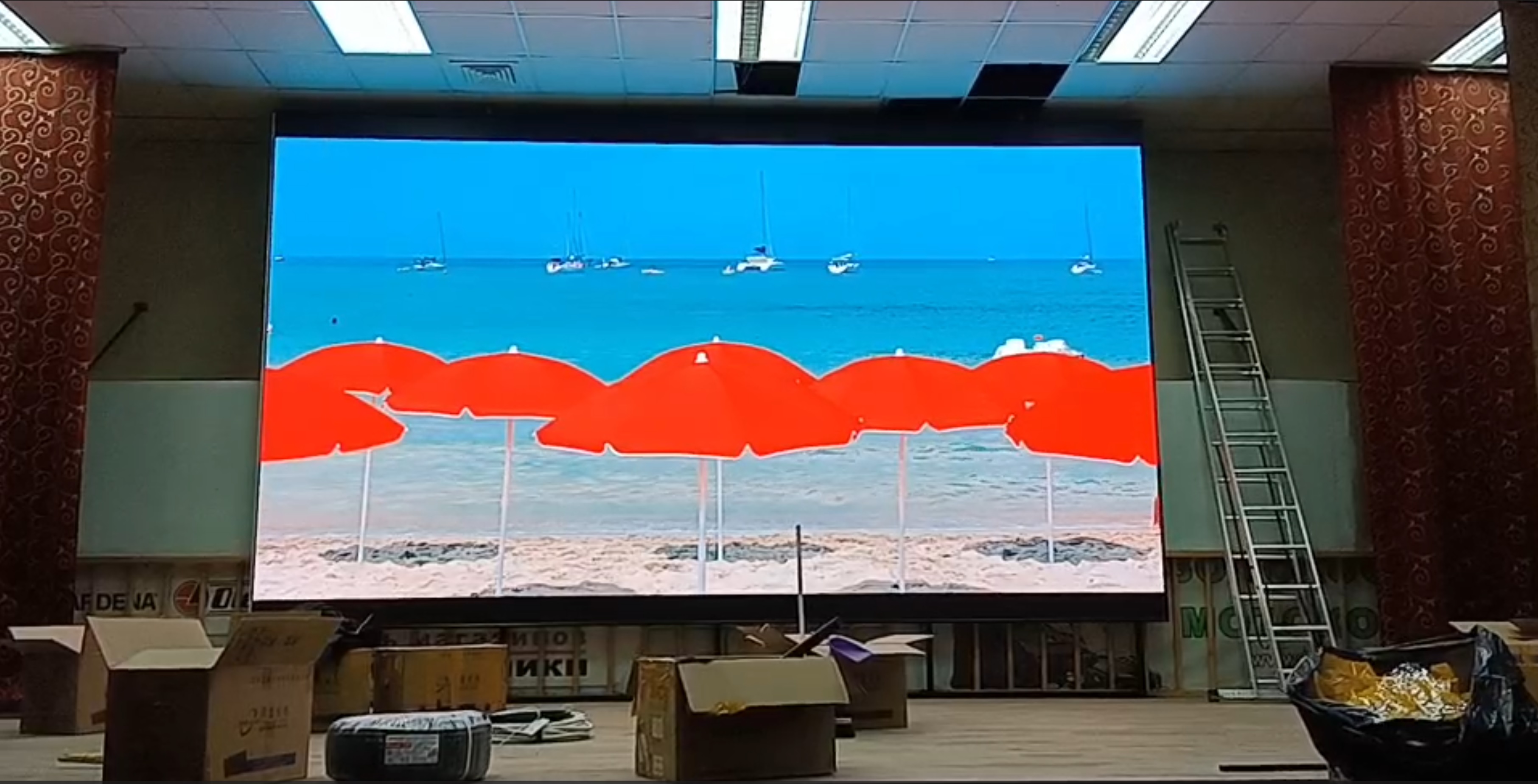 Экран для дома культуры г. Тобольск - фото 1