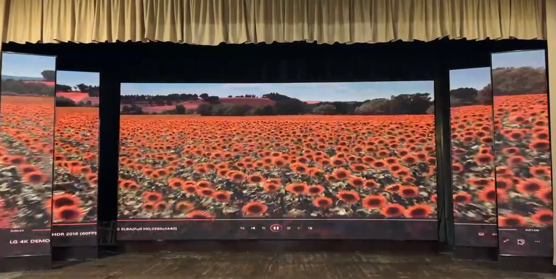 Интерьерный экран Р4 для дворца культуры в Республике Башкортостан